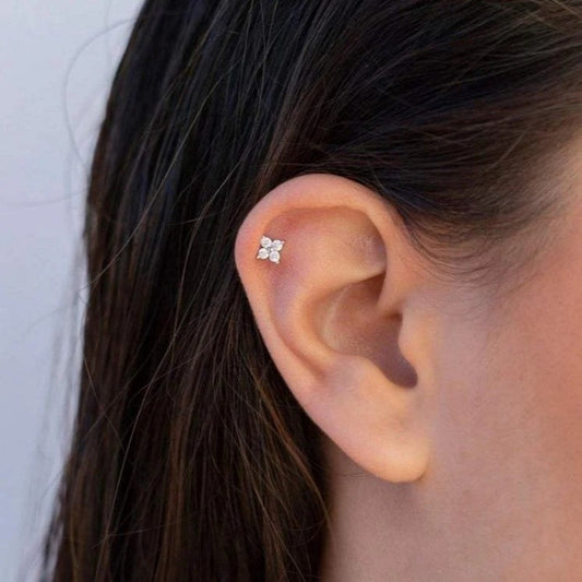 FLOWER EARRING STUDS
