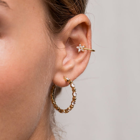 FLEUR EAR CUFF S925